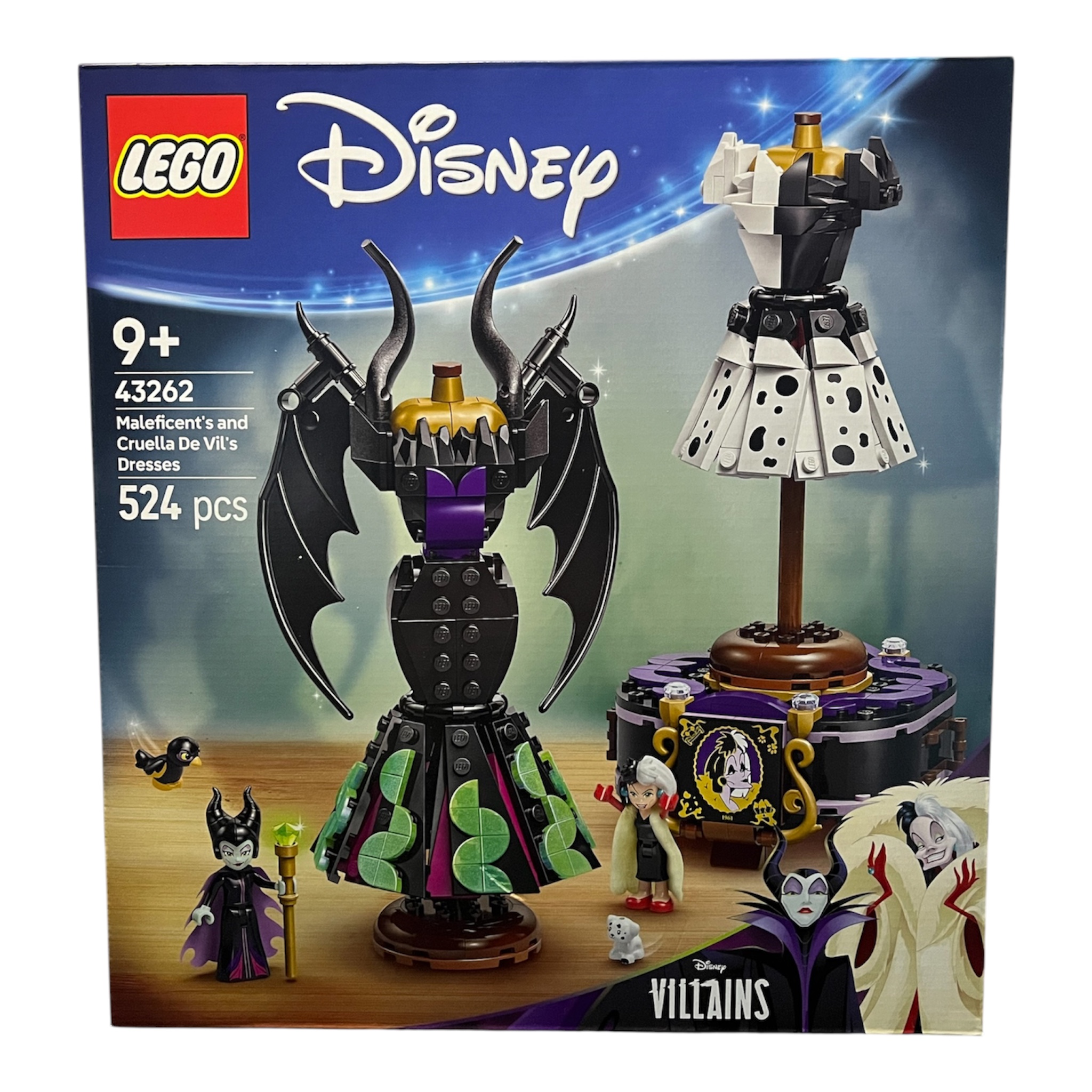 LEGO Maleficents und Cruella de Vils Kleider, Set 43262