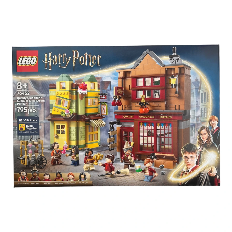 LEGO 76452 Qualität für Quidditch & Fortescues Eissalon – Vorderseite der Originalverpackung